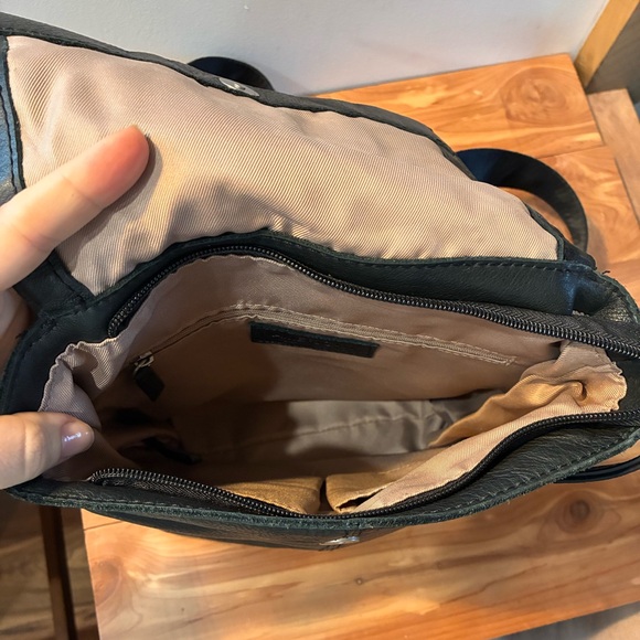 American Leather Co. Black Mini Leather Backpack - Picture 4 of 4